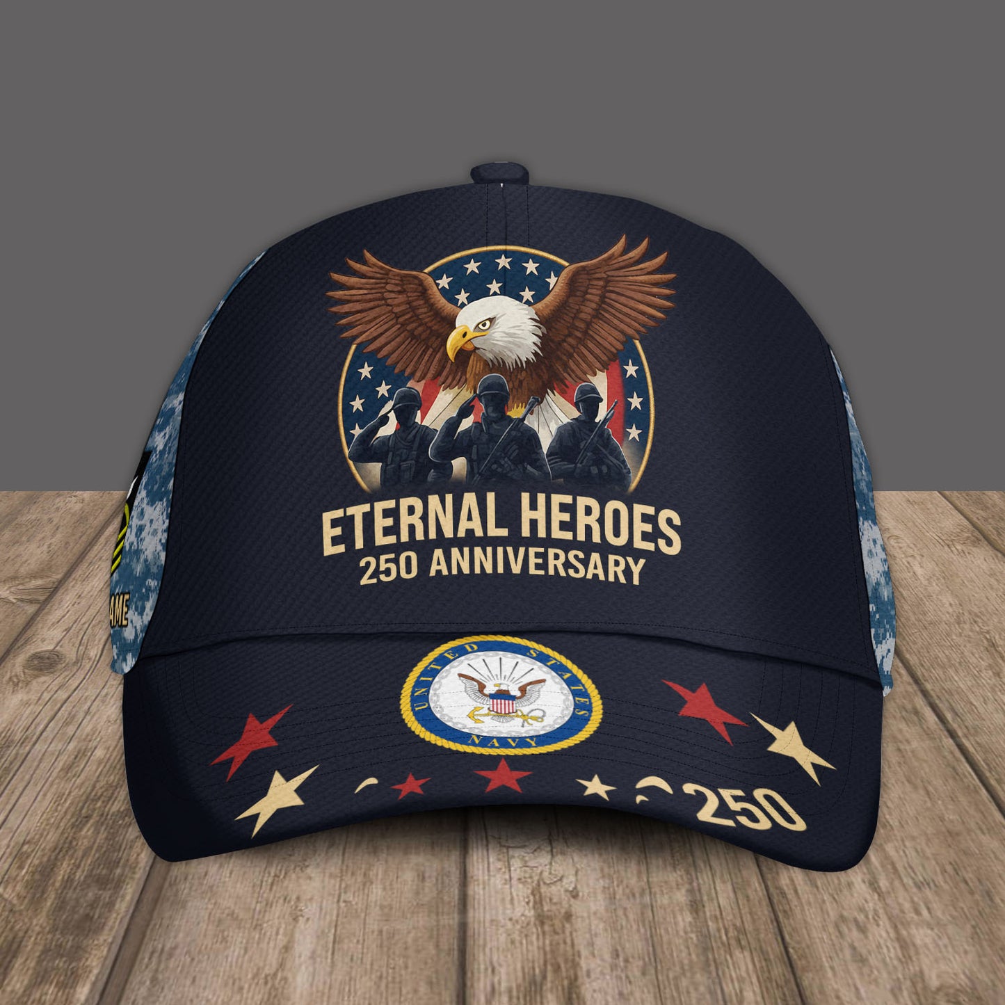 Casquette à imprimé intégral de l'armée américaine