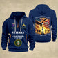 Army Division - The High Price Of Freedom 250th USA – Personalized Military Zip Hoodie Multicolor - 17702496