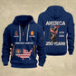 Marines Battalions - Personalized America 250 Years Zip Hoodie Multicolor, Custom U.S. Soldier Branch Hoodie, Happy Independence Day, 4th Of July Zip Hoodie - 1769040002