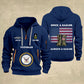 Navy Badge - Personalized US Soldier/ Veteran With Name And Rank Zip Hoodie Multicolor - 17044128