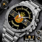Personalized Netherlands Soldier/ Veteran With Name And Rank Gentleman Stainless Steel Watch - 17388000