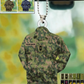 Personalized Norway Veteran/Soldier Christmas with Name and Rank Ornament Printed - 17318880