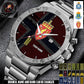 Personalized Norway Soldier/ Veteran With Name And Year Gentleman Stainless Steel Watch - 17559072