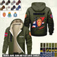 Personalized Norway Soldier/ Veteran With Name And Rank Hoodie Zip Velvet Coat - 17367264