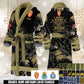Personalized Rank And Name Norway Soldier/Veterans Bathrobe - 1765238401