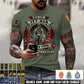 Personalized Norway Soldier/Veteran Camo with Name, Year and Rank T-Shirt All Over Printed - 17413056