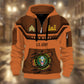 Army Branch - Personalized US Soldier/ Veteran 3D Half-zip Hoodie -17508096
