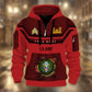 Army Branch - Personalized US Soldier/ Veteran 3D Half-zip Hoodie -17508096
