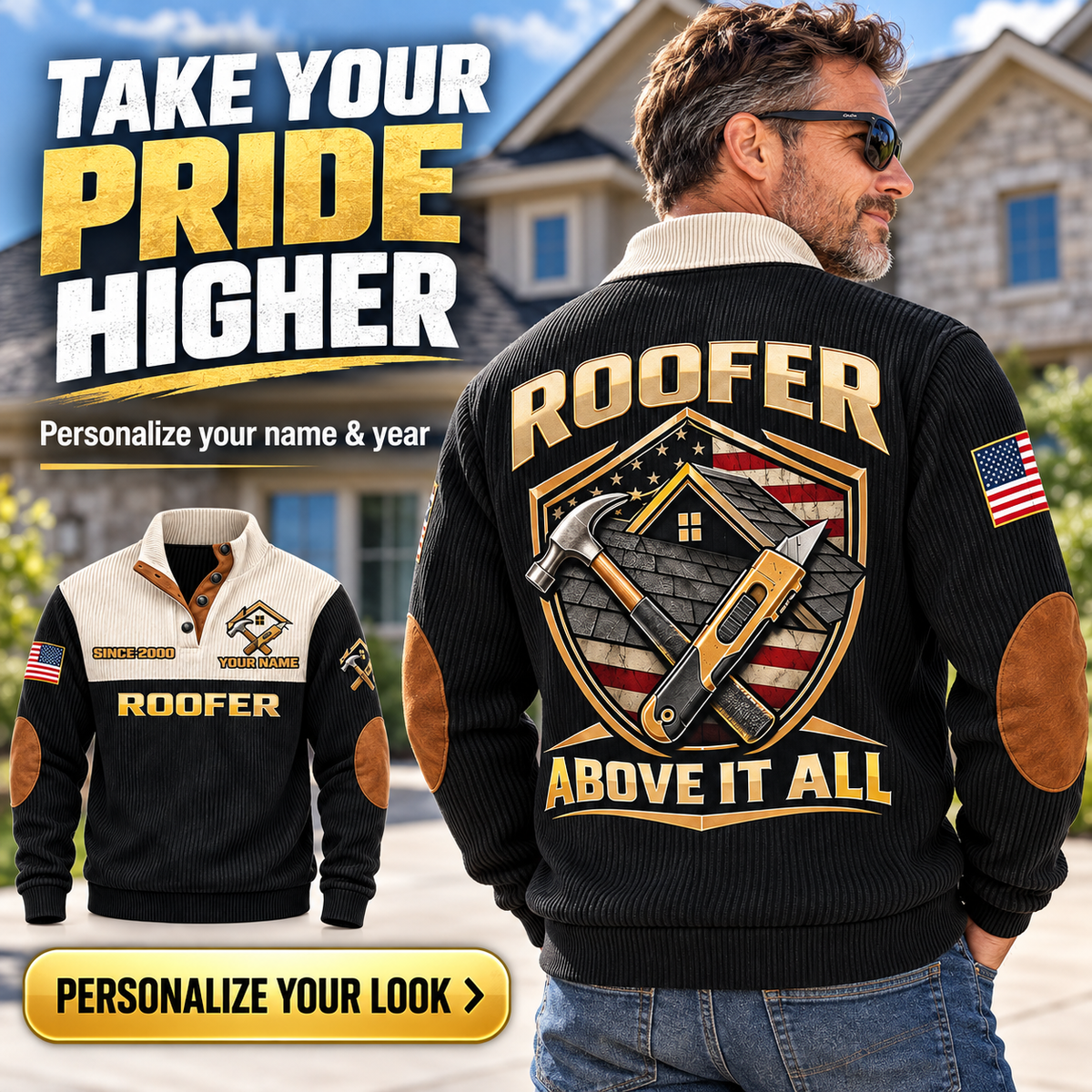 ROF01 personalized sports sweatshirt square advertisement