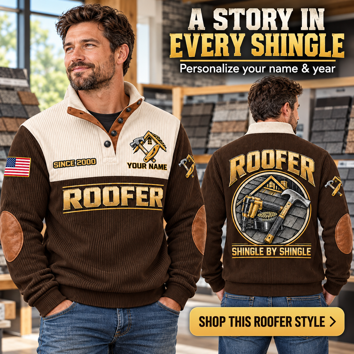 ROF02 personalized sports sweatshirt square advertisement