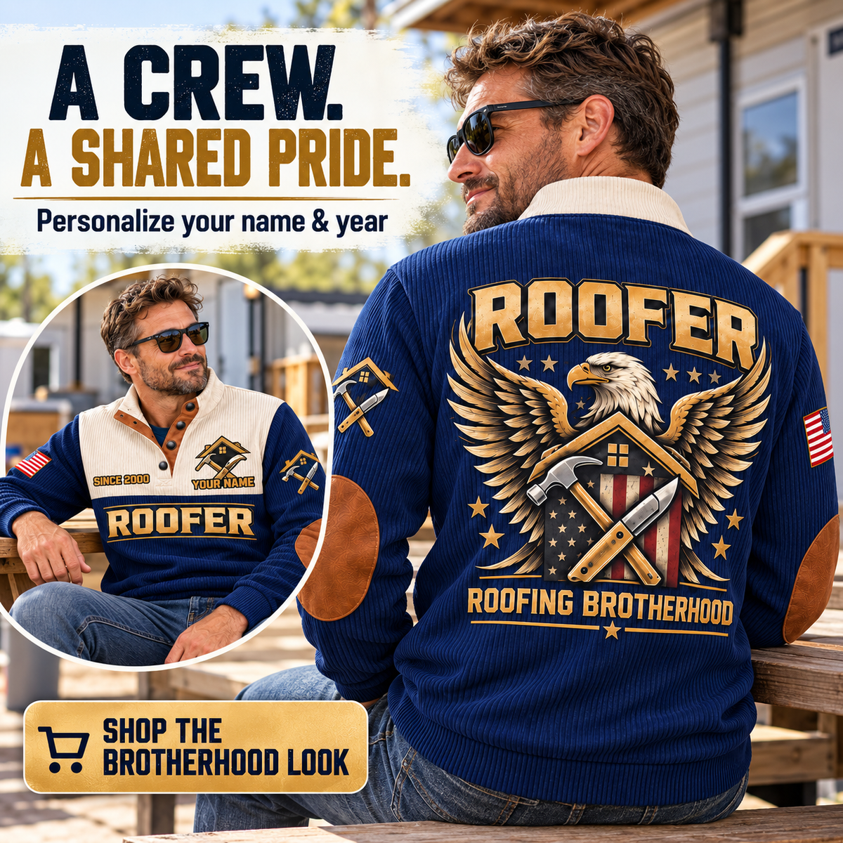 ROF05 personalized sports sweatshirt square advertisement