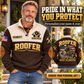 ROF07 personalized sports sweatshirt square advertisement