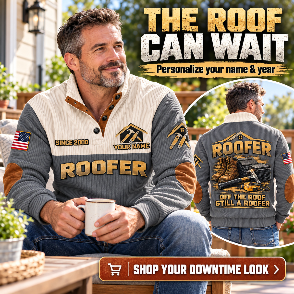 ROF08 personalized sports sweatshirt square advertisement