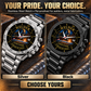 Personalized Welder Stainless Steel Watch - Heritage Dial - advertising image