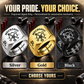 Personalized Mechanic Engraved Signet Ring - Classic Emblem - advertising image