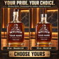 Personalized Welder Whiskey Bottle - Milestone Label - advertising image