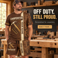 Personalized Carpenter T-Shirt and Shorts Set - Split Texture - advertising image