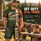 Personalized Logger T-Shirt and Shorts Set - Split Texture - advertising image