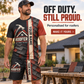 Personalized Roofer T-Shirt and Shorts Set - Split Texture - advertising image