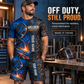 Personalized Welder T-Shirt and Shorts Set - Split Texture - advertising image