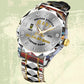 Navy Rating - Personalized US Soldier/ Veteran With Name, Rank And Year Gentleman Crystal Metal Watch - 17760384