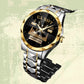 Navy Rating - Personalized US Soldier/ Veteran With Name, Rank And Year Gentleman Crystal Metal Watch - 1777334402