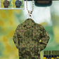 Personalized Sweden Veteran/Soldier Christmas with Name and Rank Ornament Printed - 17318880