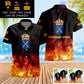 Personalized Sweden Soldier/Veteran Camo with Name, Rank Hawaii All Over Printed - 17259264
