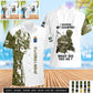 Personalized Sweden Soldier/Veteran Camo with Name, Rank Hawaii All Over Printed - 17262720