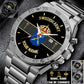 Personalized Sweden Soldier/ Veteran With Name And Rank Gentleman Stainless Steel Watch - 17388000