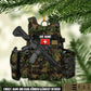 Schweizer Soldaten-Westenanhänger – Personalisierbar mit Name, Rang & Tarnfarbe - 17577216