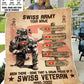 Personalized Swiss Soldier/ Veteran With Name, Rank And Year Fleece Blanket 3D Printed - 17289504