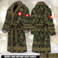 Personalized Rank And Name Swiss Soldier/Veterans Bathrobe - 1764720001