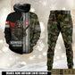 Personalized Swiss Soldier/Veteran Camo with Rank And Name Combo Zip Hoodie + Jogger - 17616960