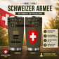 Personalized Swiss Veteran/Soldier With Rank And Name Camo Tumbler All Over Printed - 16817760