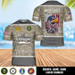 Army Branch - Personalized US Soldier/Veteran Camo with Rank, Name & Year T-Shirt All Over Printed - 17757792