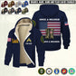 Army Branch - Personalized US Soldier/ Veteran With Name And Rank Hoodie Zip Velvet Coat - 17362944