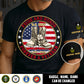 Navy Badge - Pride And Honor Forever A Veteran - Personalized Shirt, Custom Military Unit Branch Shirt, 250th USA Tee, Independence Day Shirt - 17772480