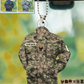 Personalized UK Veteran/Soldier Christmas with Name and Rank Ornament Printed - 17318880