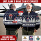 Personalized UK Soldier/Veteran Camo with Name And Rank Sweater All Over Printed - 17298144