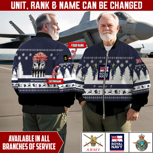 Personalized UK Soldier/Veteran Camo with Name And Rank Sweater All Over Printed - 17298144