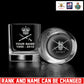 Personalized UK Soldier/ Veteran With Rank And Name Whiskey Glass - 17696448