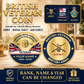 Personalized UK Veteran/ Soldier With Rank, Name And Year Challenge Coin - 17731008