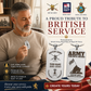 Personalized UK Soldier/Veteran with Rank, Name & Year Dog Tag Necklace - 17657568