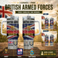 Personalized UK Veteran/ Soldier With Rank, Year And Name Camo Tumbler - 17652384