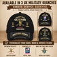 UK Veteran Hat – Personalized with Rank, Name and Year  - 1757376005
