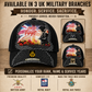 Personalized Rank And Name UK Soldier/Veterans Baseball Cap - 17680896