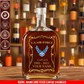 Air Force Badge - Personalized US Soldier/ Veteran With Rank, Name And Year Whiskey Bottle Glass - 17754084