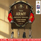 Personalized UK Veteran/ Soldier With Rank, Year And Name Wooden Key Holder - 17757792