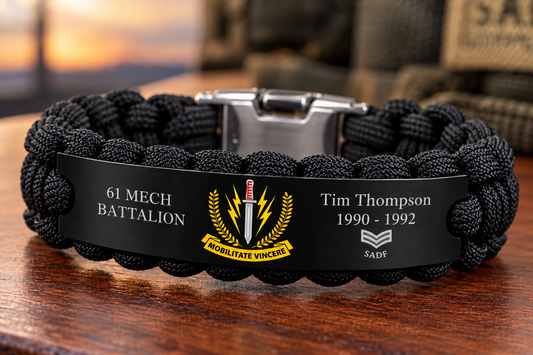 Personalized Australia Soldier/ Veteran With Rank, Name And Year Bracelet -  Kim Thompson